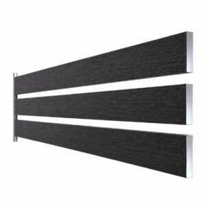 Gard rectangular 80×20 RUFSTER – 0,50 mm – Ardesia – Texturat