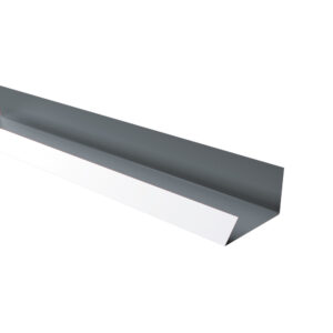 Jgheab ascuns RUFSTER Eco – 0,45 mm – Gri-grafit RAL 7024 – Poliester mat structurat (MS)