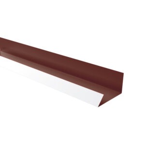 Jgheab ascuns RUFSTER Eco – 0,45 mm – Maro RAL 8017 – Poliester mat structurat (MS)