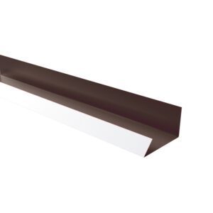 Jgheab ascuns RUFSTER Eco – 0,45 mm – Maro-grafit RAL 8019 – Poliester mat structurat (MS)