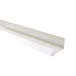 Jgheab ascuns RUFSTER Eco – 0,45 mm – Alb RAL 9002 – Poliester lucios