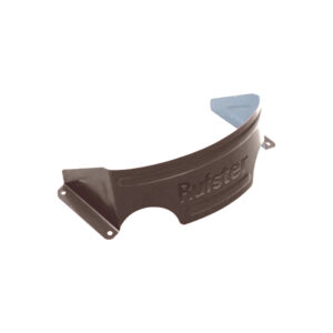 Parazăpadă potcoavă RUFSTER Extra – 0,55 mm – Maro-grafit RAL 8019 – Super-poliester MPR