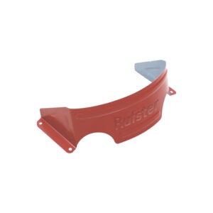 Parazăpadă potcoavă RUFSTER Premium – 0,50 mm – Roșu RAL 3011 – Poliester mat structurat (MS)