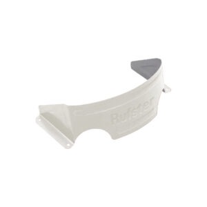 Parazăpadă potcoavă RUFSTER Premium – 0,50 mm – Alb RAL 9002 – Poliester lucios