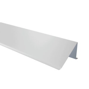 Parazăpadă mare RUFSTER Premium – 0,50 mm – Gri-aluminiu RAL 9006 – Poliester lucios