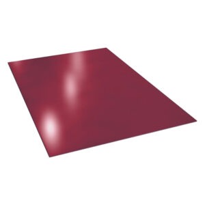 Tablă plană RUFSTER Premium – 0,50 mm – Vișiniu RAL 3005 – Zincat