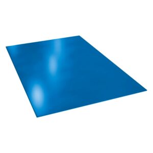 Tablă plană RUFSTER Premium – 0,50 mm – Albastru RAL 5010 – Poliester mat structurat (MS)