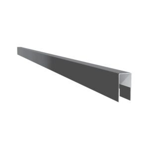 Profil U pentru gard rectangular, grosime tablă 0,50 mm, dimensiuni 35x21 mm, RAL 7016MPR, gri-grafit super-poliester