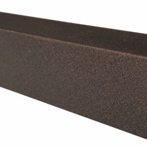 Profil U pentru gard tip jaluzea, grosime tablă 0,50 mm, RAL 8019MS, maro-grafit mat structurat