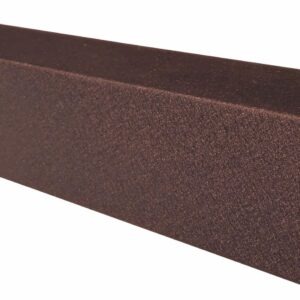 Profil U pentru jaluzea de gard RUFSTER ZT125, grosime tablă 0,60 mm, dimensiuni 30 x 40 mm, RAL 8017 MS, maro mat structurat, vopsit pe ambele fețe