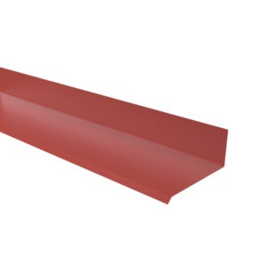 Racord perete RUFSTER Eco – 0,45 mm – Roșu RAL 3011 – Poliester mat structurat (MS)