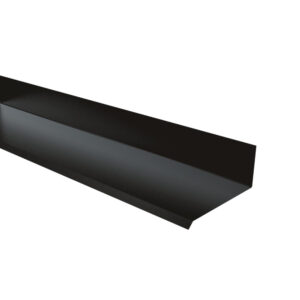Racord perete RUFSTER Premium – 0,50 mm – Negru RAL 9005 – Poliester mat structurat (MS)
