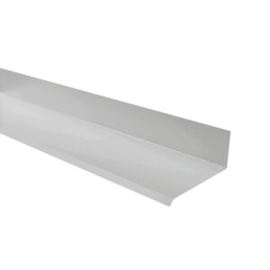 Racord perete RUFSTER Premium – 0,50 mm – Gri-aluminiu RAL 9006 – Poliester lucios