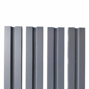 Șipcă gard V1 RUFSTER – 0,60 mm – Gri-antracit RAL 7016 – Poliester lucios
