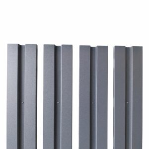 Șipcă gard V1 RUFSTER – 0,50 mm – Gri-antracit RAL 7016 – Poliester mat structurat (MS) – M2P3