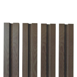 Șipcă gard V1 RUFSTER – 0,50 mm – Stejar Dark – Texturat / imitație lemn – Stejar Dark