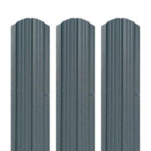Șipcă pentru gard RUFSTER – 0,50 mm – Gri-antracit RAL 7016 – Poliester mat structurat (MS)