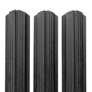 Șipcă pentru gard RUFSTER – 0,50 mm – Ardesia Nero – Ardesia Nero – pe ambele fețe