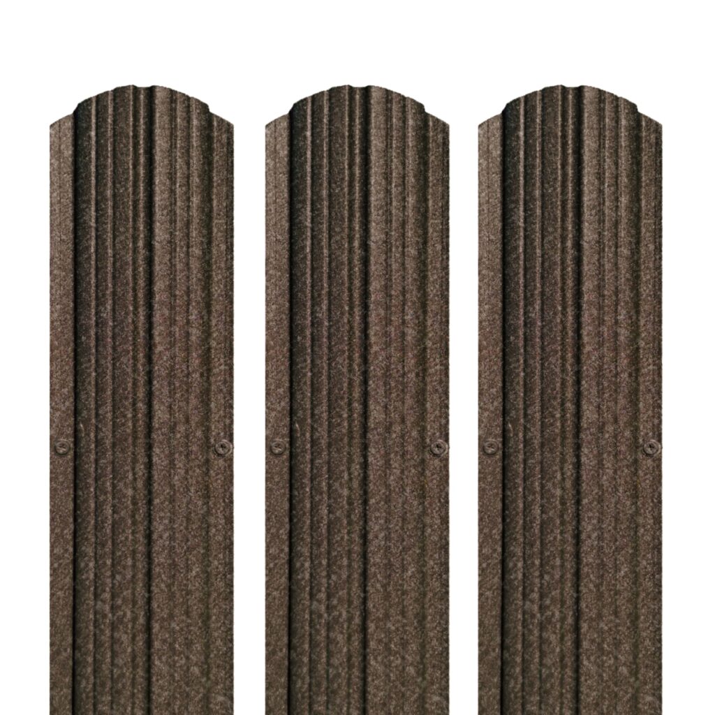 Șipcă pentru gard RUFSTER – 0,50 mm – Maro-grafit RAL 8019 – Super-poliester MPR