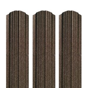 Șipcă pentru gard RUFSTER – 0,50 mm – Maro-grafit RAL 8019 – Super-poliester MPR