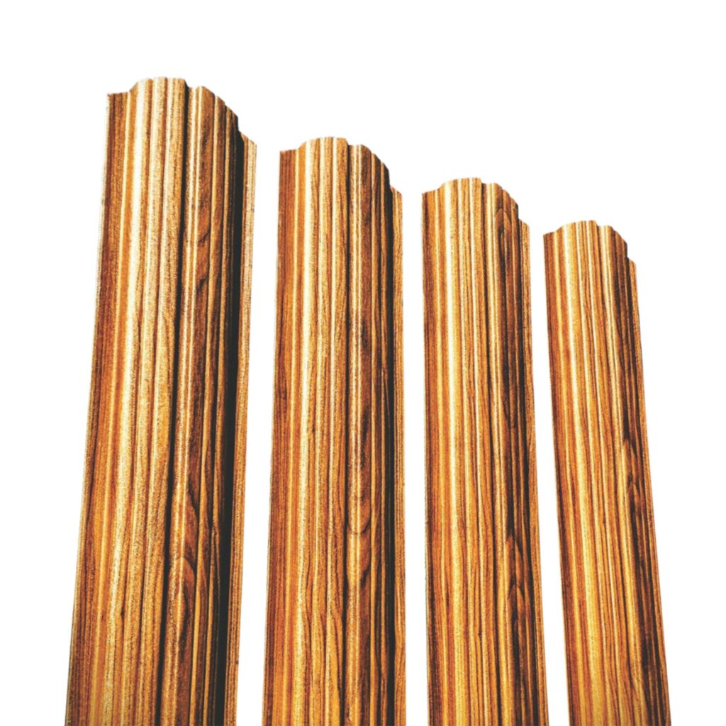 Șipcă pentru gard RUFSTER grosime 0,50 mm finisaj stejar auriu