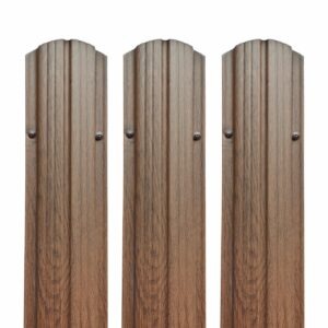 Șipcă pentru gard RUFSTER grosime 0,50 mm finisaj stejar dark