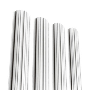 Șipcă pentru gard RUFSTER – 0,60 mm – Alb RAL 9002 – Poliester lucios – pe ambele fețe