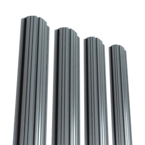 Șipcă pentru gard RUFSTER – 0,60 mm – Gri-grafit RAL 7024 – Poliester lucios – pe ambele fețe