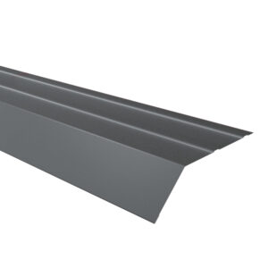 Șorț streașină mare RUFSTER Premium – 0,50 mm – Gri-antracit RAL 7016 – Poliester mat structurat (MS)