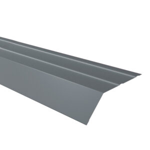 Șorț streașină mare RUFSTER Premium – 0,50 mm – Gri-grafit RAL 7024 – Poliester mat structurat (MS)