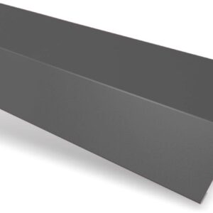 Șorț streașină standard RUFSTER Eco – 0,45 mm – Gri-grafit RAL 7024 – Poliester lucios