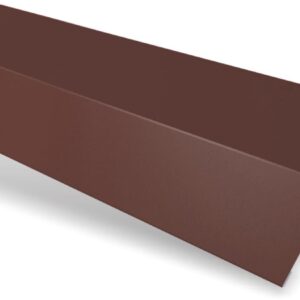 Șorț streașină standard RUFSTER Eco – 0,45 mm – Maro RAL 8017 – Poliester lucios