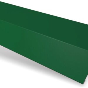 Șorț streașină standard RUFSTER Eco – 0,45 mm – Verde RAL 6005 – Poliester mat structurat (MS)
