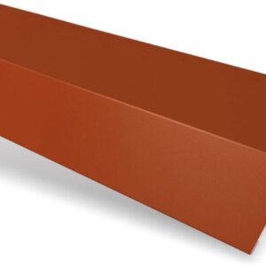 Șorț streașină standard RUFSTER Premium – 0,50 mm – Maro-cupru RAL 8004 – Poliester lucios