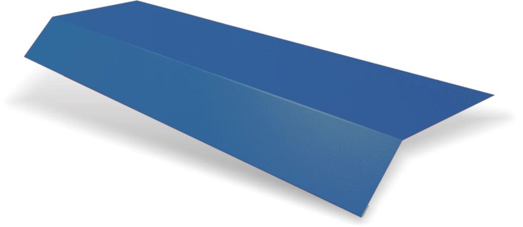 Șorț streașină standard RUFSTER Premium – 0,50 mm – Albastru RAL 5010 – Poliester mat structurat (MS)