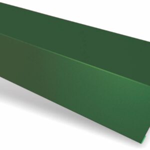 Șorț streașină standard RUFSTER Premium – 0,50 mm – Verde-crom RAL 6020 – Poliester mat structurat (MS)