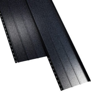 Tablă click RUFSTER AERIS Extra – 0,55 mm – Negru RAL 9005 – Super-poliester MPR