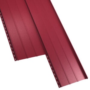 Tablă click RUFSTER AERIS Premium – 0,50 mm – Vișiniu RAL 3005 – Poliester mat structurat (MS)
