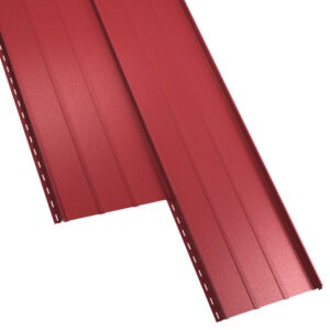 Tablă click RUFSTER AERIS Premium – 0,50 mm – Roșu RAL 3011 – Poliester mat structurat (MS)