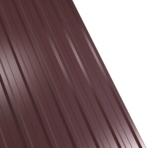 Tablă cutată RUFSTER R12A Eco – 0,45 mm – Maro RAL 8017 – Poliester lucios