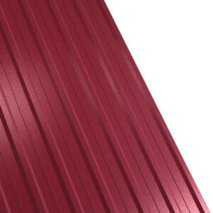 Tablă cutată RUFSTER R12A Extra – 0,55 mm – Vișiniu RAL 3005 – Super-poliester MPR