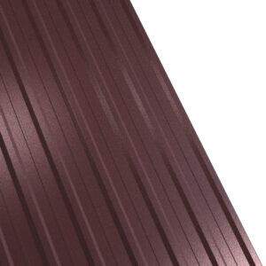 Tablă cutată RUFSTER R12A Extra – 0,55 mm – Maro RAL 8017 – Super-poliester MPR