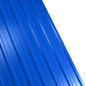 Tablă cutată RUFSTER R12A Premium – 0,50 mm – Albastru RAL 5010 – Poliester lucios