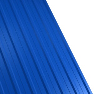 Tablă cutată RUFSTER R12A Premium – 0,50 mm – Albastru RAL 5010 – Poliester mat structurat (MS)