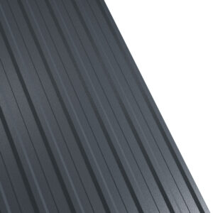 Tablă cutată RUFSTER R12A Premium – 0,50 mm – Gri-antracit RAL 7016 – Poliester mat structurat (MS)