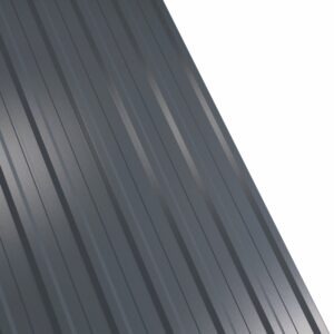 Tablă cutată RUFSTER R12A Premium – 0,50 mm – Gri-antracit RAL 7016 – Poliester lucios