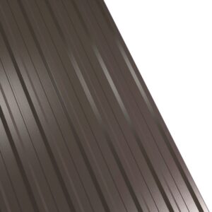 Tablă cutată RUFSTER R12A – 0,60 mm – Maro-grafit RAL 8019 – PURAL / PUR