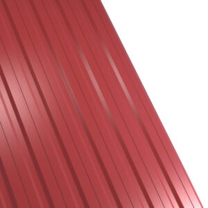 Tablă cutată RUFSTER R12F Premium – 0,50 mm – Cărămiziu RAL 3009 – Poliester lucios