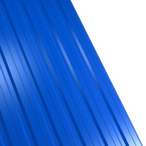 Tablă cutată RUFSTER R12F Premium – 0,50 mm – Albastru RAL 5010 – Poliester lucios