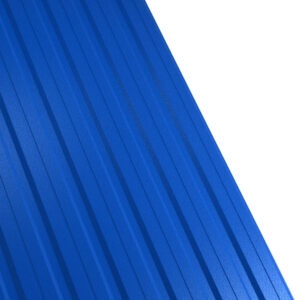 Tablă cutată RUFSTER R12F Premium – 0,50 mm – Albastru RAL 5010 – Poliester mat structurat (MS)